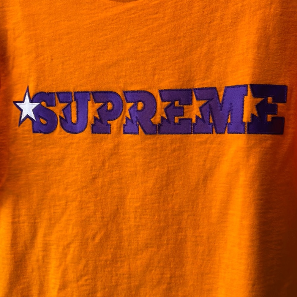 Supreme medium orange tshirt